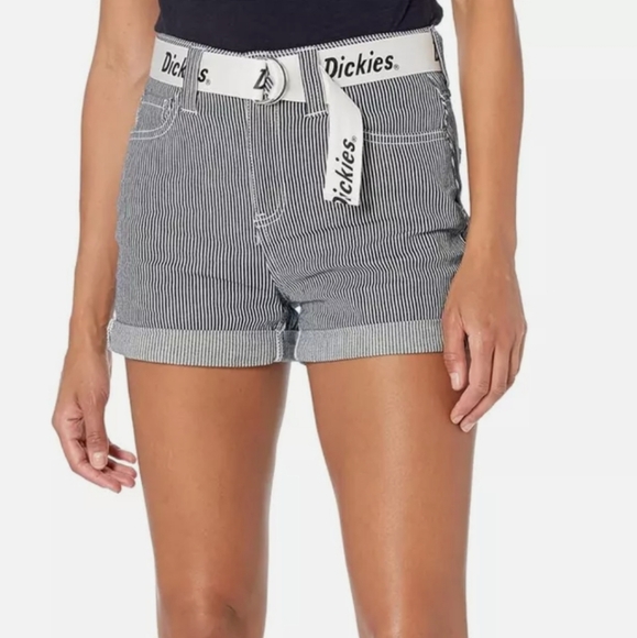 ⭐️3/$20⭐️ NEW Dickies Navy Striped Shorts - Picture 1 of 9